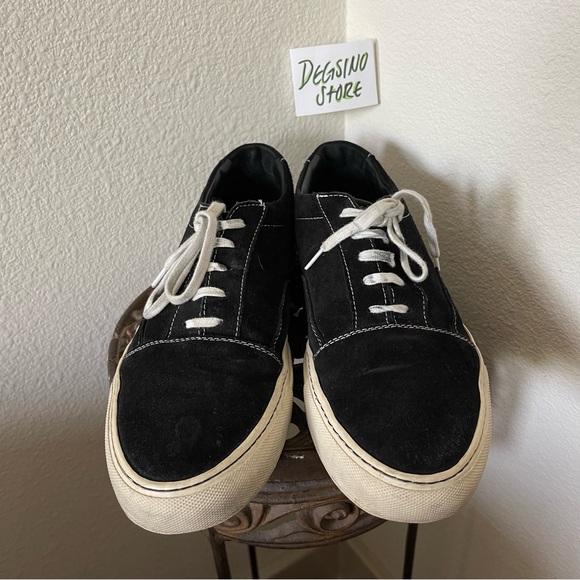 Common Projects 5171 7547 Cap Toe Suede Sneaker Shoes - Picture 11 of 12